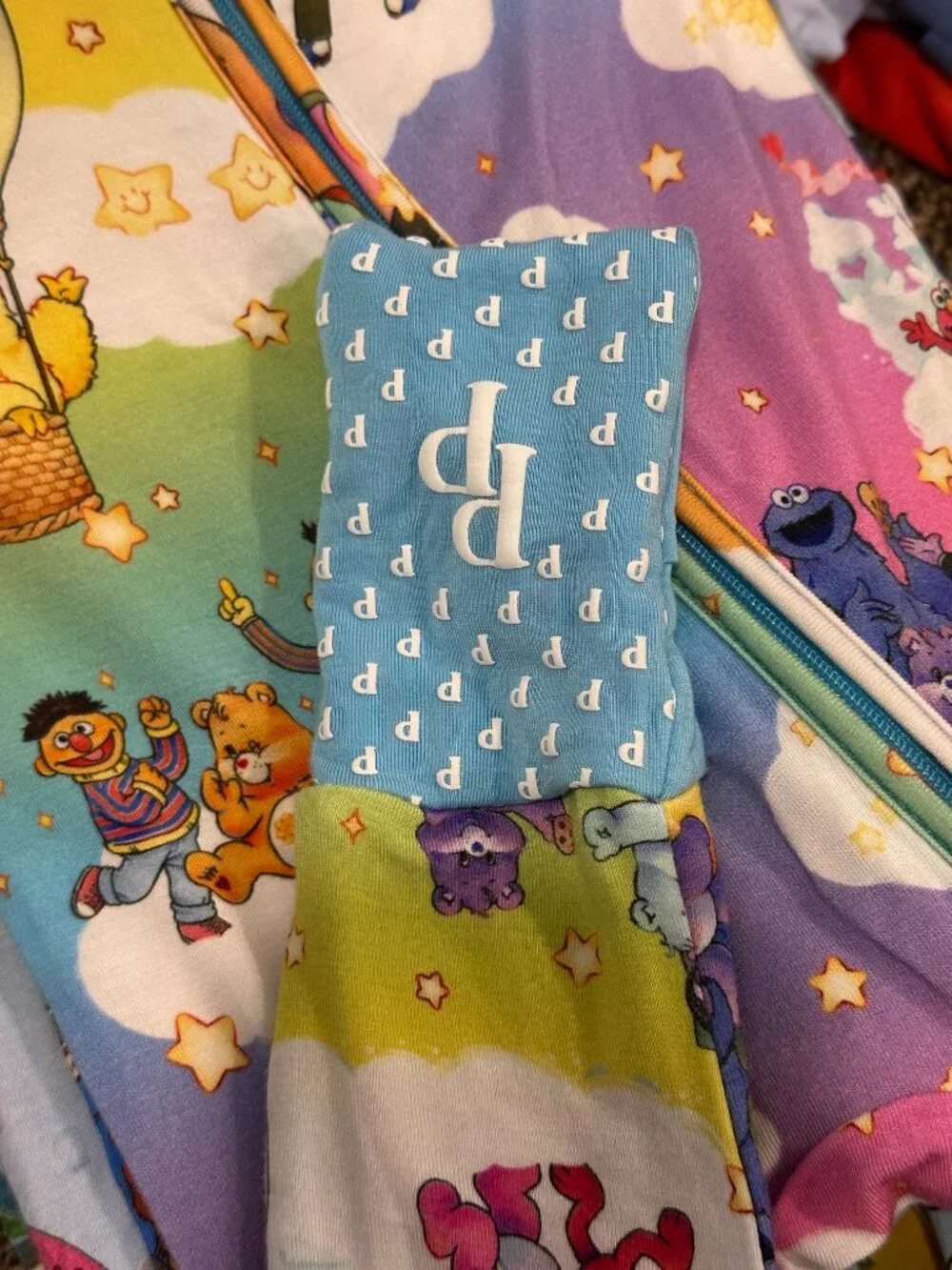 Posh Peanut Care Bears x Sesame Street Friends Convertible Zippy